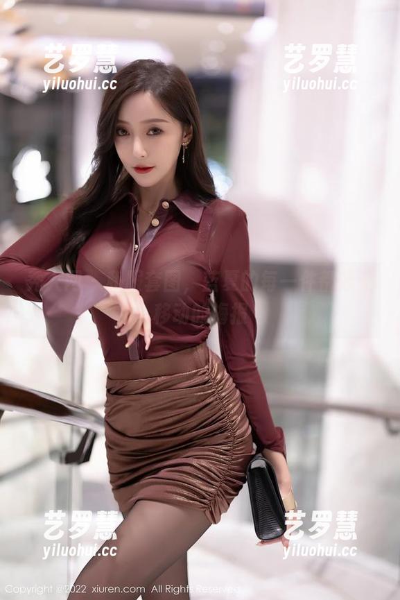 秀人网-蓝夏 秀人网 - 和服套图,蓝夏的每一件都像是移动的海报